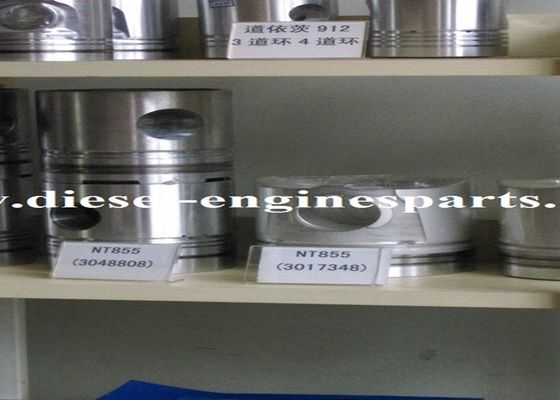 100mm Bore Diesel Engine Piston Aluminum Alloy or Steel 150mm Stroke
