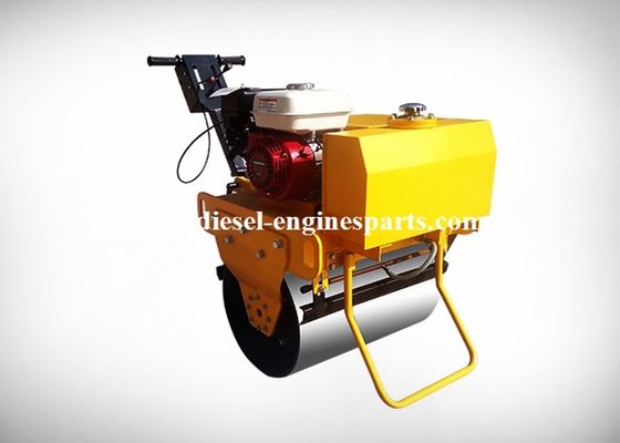 Auto Vibration Single Drum Vibratory Roller Steel Structure Flexible Light