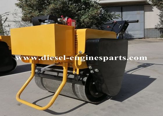 Auto Vibration Single Drum Vibratory Roller Steel Structure Flexible Light