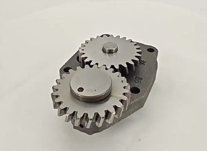 Bright Silver 6BT Cummins Oil Pump Aluminum L Alloy Steel Construction