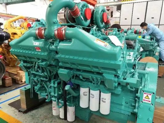 1080Hp Diesel Engine Assembly QSK38 With 12 Cylinders / Liquid Cooling System