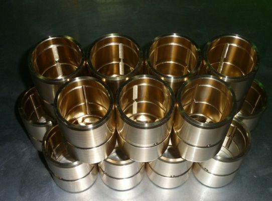 Heavy Loading Capacity Engine Bimetal Bushing Process Hasping With Zinc Plating