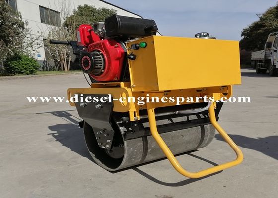 Auto Vibration Single Drum Vibratory Roller Steel Structure Flexible Light