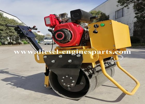 Auto Vibration Single Drum Vibratory Roller Steel Structure Flexible Light