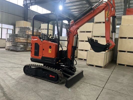 Casting Iron Steel Mini Excavator Machine 1600mm Digging Depth